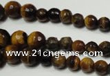 CTE759 15.5 inches 6mm – 14mm faceted round yellow tiger eye beads