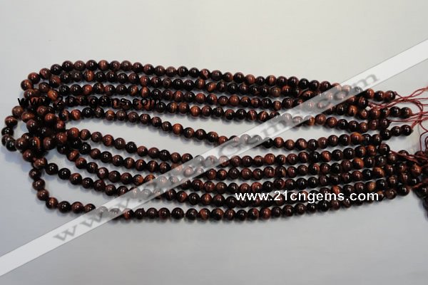 CTE83 15.5 inches 6mm round red tiger eye gemstone beads