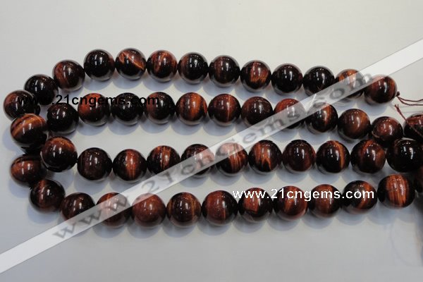 CTE88 15.5 inches 16mm round red tiger eye gemstone beads