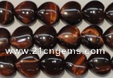 CTE890 15.5 inches 12*12mm heart red tiger eye beads wholesale