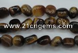 CTE96 15.5 inches 6*9mm nuggets yellow tiger eye beads wholesale