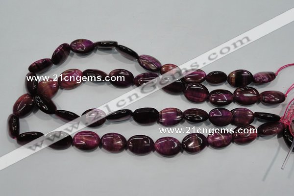 CTE995 15.5 inches 13*18mm oval dyed red tiger eye beads wholesale