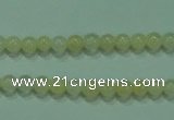 CTG05 15.5 inches 3mm round tiny yellow jade beads wholesale