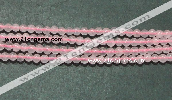 CTG07 15.5 inches 3mm round tiny rose quartz beads wholesale