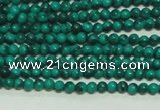 CTG101 15.5 inches 2mm round tiny synthetic malachite beads wholesale