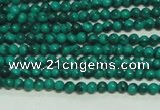 CTG101 15.5 inches 2mm round tiny synthetic malachite beads wholesale