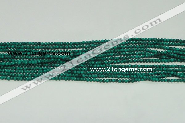 CTG101 15.5 inches 2mm round tiny synthetic malachite beads wholesale