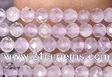 CTG1023 15.5 inches 2mm faceted round tiny lavender amethyst beads