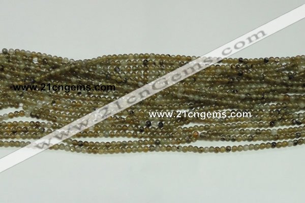 CTG103 15.5 inches 2mm round tiny labradorite gemstone beads wholesale