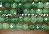 CTG1036 15.5 inches 2mm faceted round tiny African jade beads