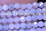 CTG1043 15.5 inches 2mm faceted round tiny aquamarine beads