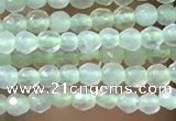 CTG1045 15.5 inches 2mm faceted round tiny prehnite gemstone beads