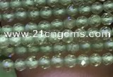 CTG1046 15.5 inches 2mm faceted round tiny peridot gemstone beads