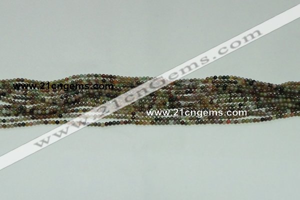 CTG109 15.5 inches 2mm round tiny Indian agate beads wholesale