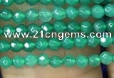 CTG1096 15.5 inches 2mm faceted round tiny quartz glass beads