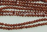 CTG112 15.5 inches 2mm round tiny goldstone beads wholesale