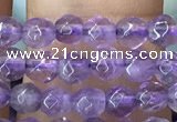 CTG1125 15.5 inches 3mm faceted round tiny amethyst beads