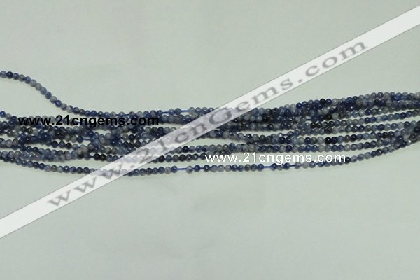 CTG115 15.5 inches 2mm round tiny sodalite gemstone beads wholesale