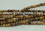 CTG117 15.5 inches 2mm round tiny leopard skin jasper beads wholesale