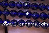 CTG1199 15.5 inches 3mm faceted round tiny quartz glass beads