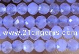 CTG1303 15.5 inches 2mm faceted round blue lace agate beads wholesale