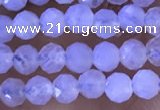 CTG1304 15.5 inches 3mm faceted round blue lace agate beads wholesale