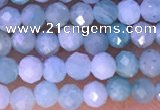 CTG1308 15.5 inches 3mm faceted round amazonite beads wholesale