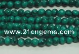 CTG131 15.5 inches 3mm round tiny synthetic malachite beads wholesale