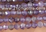 CTG1340 15.5 inches 2mm faceted round amethyst beads wholesale