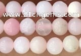 CTG1363 15.5 inches 4mm round pink opal gemstone beads