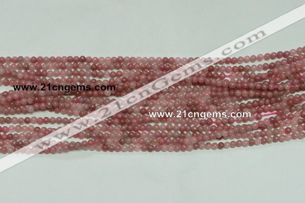 CTG140 15.5 inches 3mm round tiny rhodochrosite gemstone beads wholesale