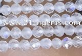 CTG1402 15.5 inches 2mm faceted round white moonstone beads wholesale