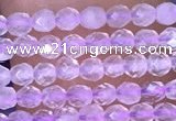 CTG1404 15.5 inches 2mm faceted round lavender amethyst beads wholesale