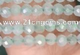 CTG1410 15.5 inches 2mm faceted round prehnite beads wholesale