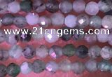 CTG1426 15.5 inches 2mm faceted round emerald gemstone beads