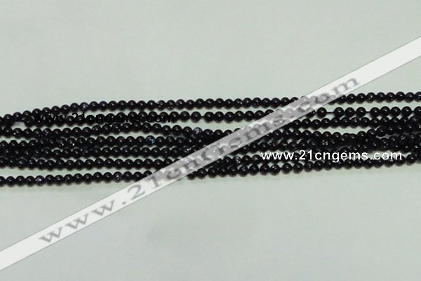 CTG143 15.5 inches 3mm round tiny blue goldstone beads wholesale