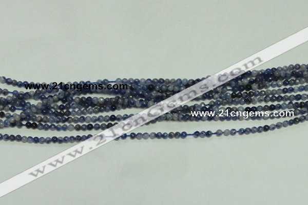 CTG145 15.5 inches 3mm round tiny sodalite gemstone beads wholesale