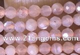 CTG1453 15.5 inches 2mm faceted round moonstone beads wholesale