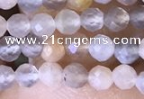 CTG1504 15.5 inches 3mm faceted round moonstone beads wholesale