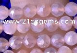 CTG1505 15.5 inches 3mm faceted round AB-color moonstone beads