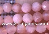 CTG1548 15.5 inches 4mm faceted round moonstone gemstone beads