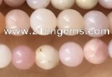 CTG1595 15.5 inches 4mm round pink opal beads wholesale