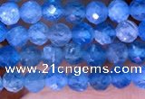 CTG1613 15.5 inches 3mm faceted round tiny apatite beads