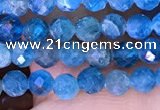 CTG1614 15.5 inches 3.5mm faceted round tiny apatite beads