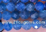 CTG1615 15.5 inches 4mm faceted round tiny apatite beads