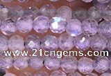 CTG1619 15.5 inches 3mm faceted round tiny labradorite beads