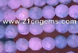 CTG1625 15.5 inches 2.5mm faceted round tiny amazonite beads