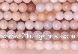 CTG2000 15 inches 2mm,3mm round pink aventurine jade beads