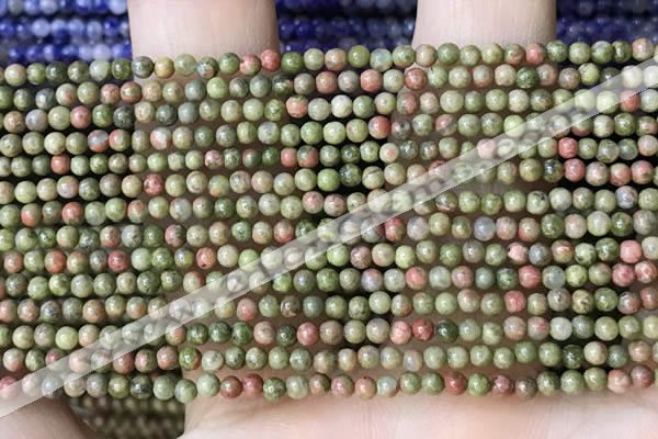 CTG2016 15 inches 2mm,3mm unakite gemstone beads