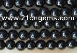 CTG2030 15 inches 2mm,3mm natural black spinel beads